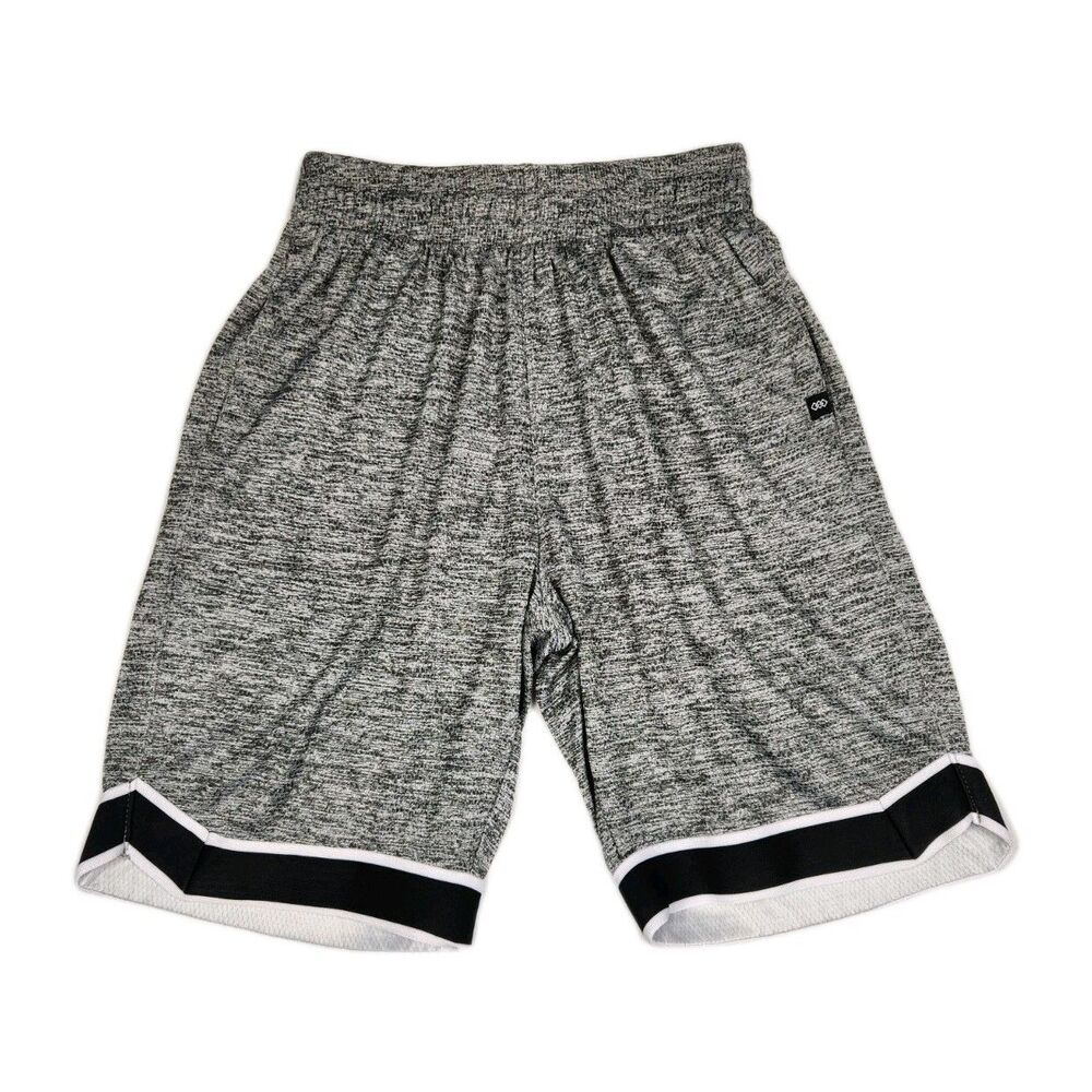 Legend Mens Athletic Outdoor Shorts Comfort Stretch Gray Size Small Basketball